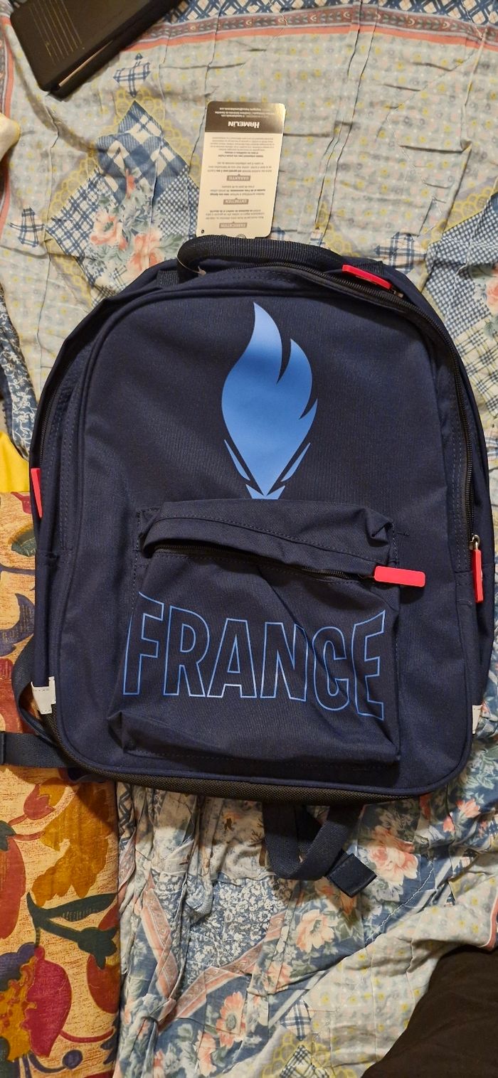 Sac a dos double compartiment France Olympique