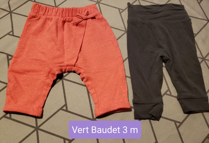 lot pantalons 3 mois