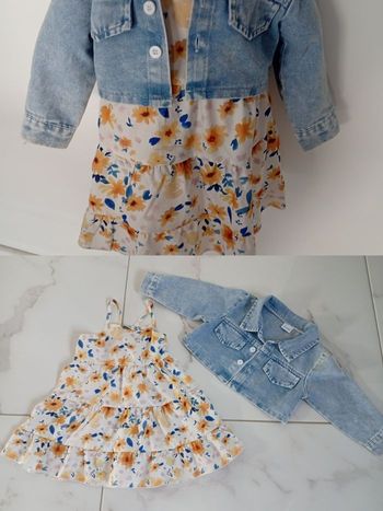 Ensemble Robe 👗 veste en jean