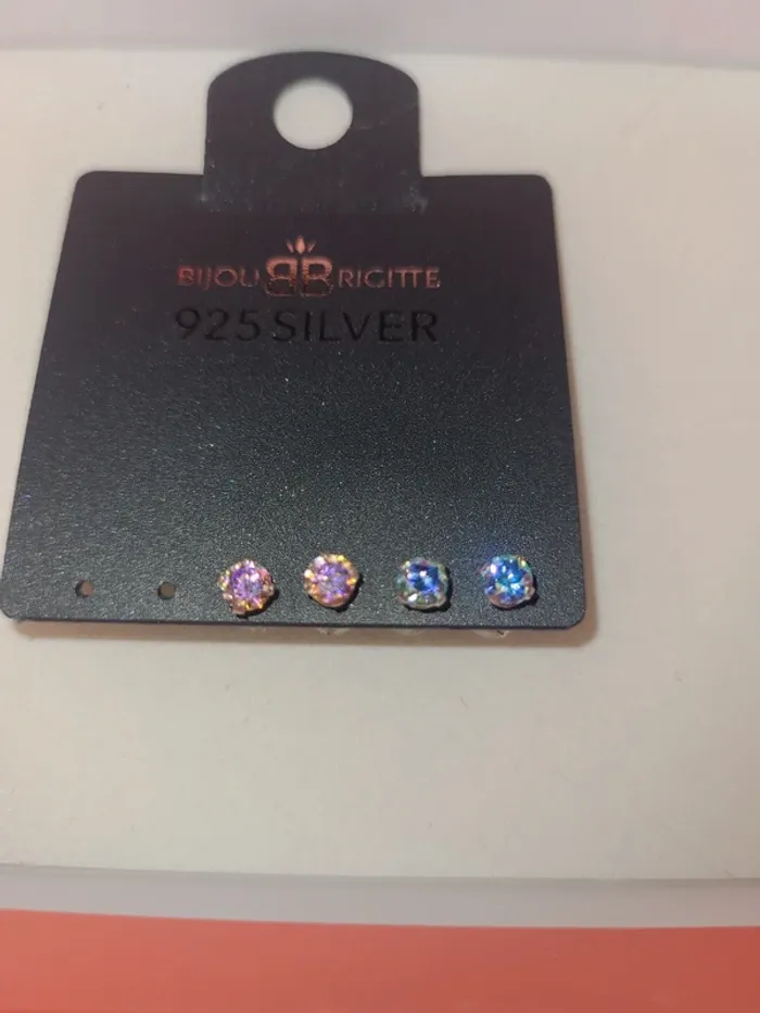 Lot de 2 boucles d'oreilles en argent - photo numéro 2