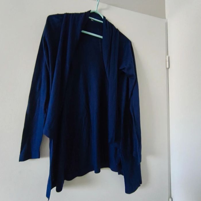 Gilet sans fermoir – Bleu Marine – Camaïeu – Taille S (36) - photo numéro 1
