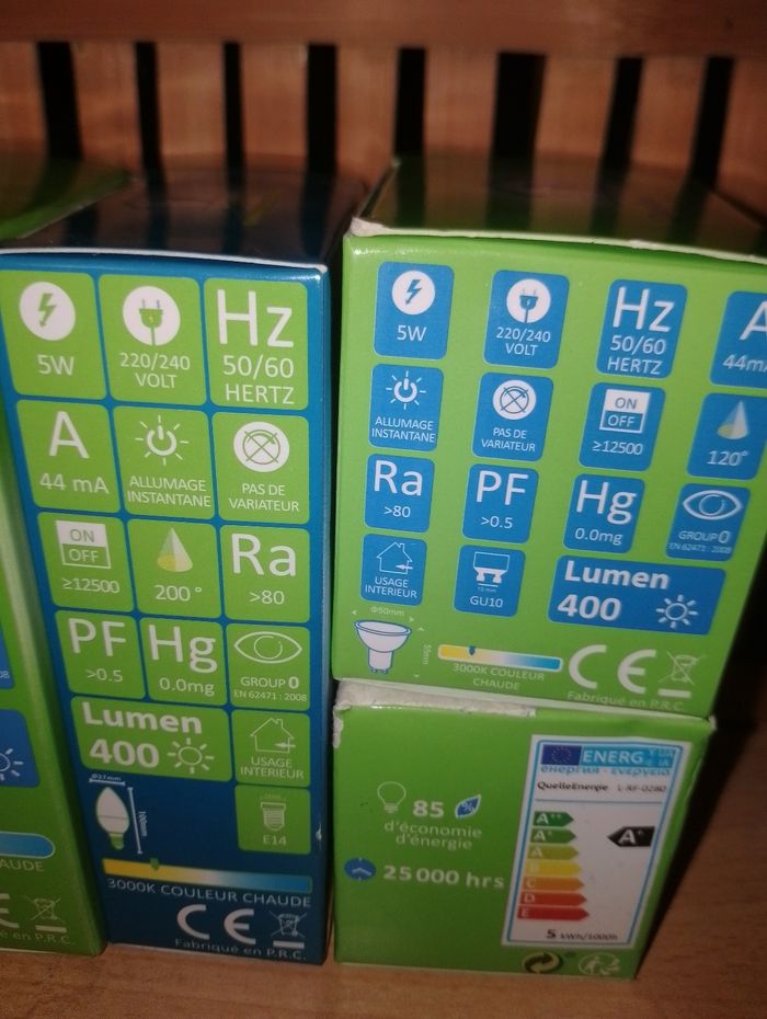 Ampoule neuve Samsung led inside
B22 E27 GU10 E14
8 euro pièce - photo numéro 6