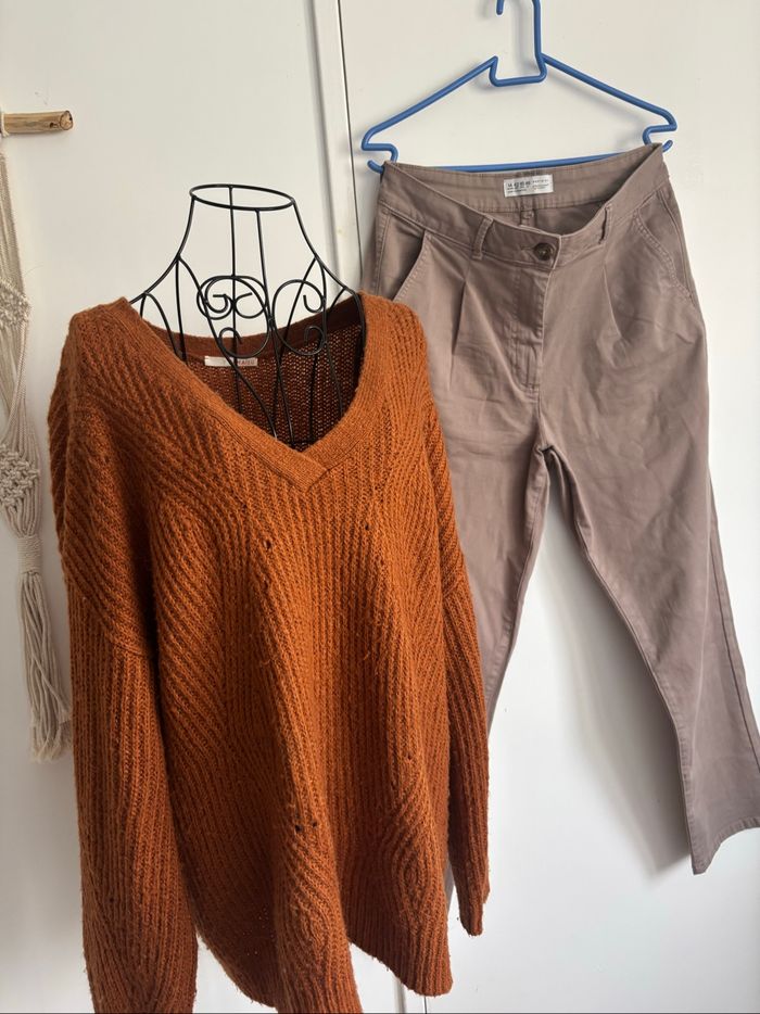 Lot ensemble pull et jeans taille L / 40 - photo numéro 2