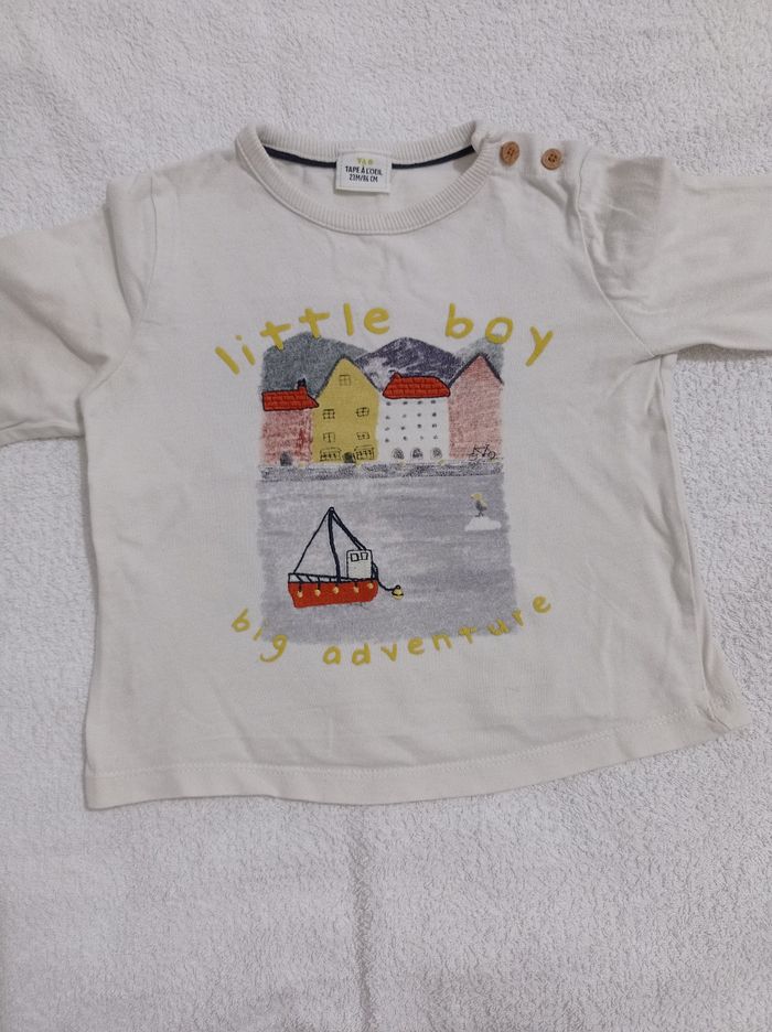 Polo crème marque tape à l'oeil 23 mois 86 cm - photo numéro 3