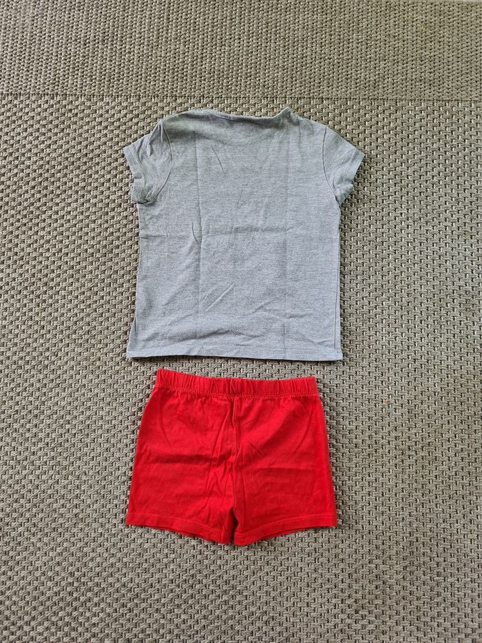 Ensemble T-shirt + Short "dalmatiens" - 24 mois - photo numéro 4