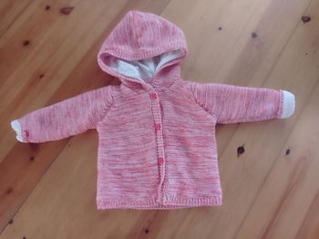Gilet rose 3 mois