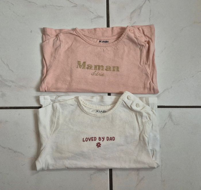 Lots 2 t-shirts bébé