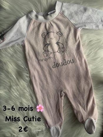Pyjama 🌸 3-6 mois 🌸 Miss Cutie
