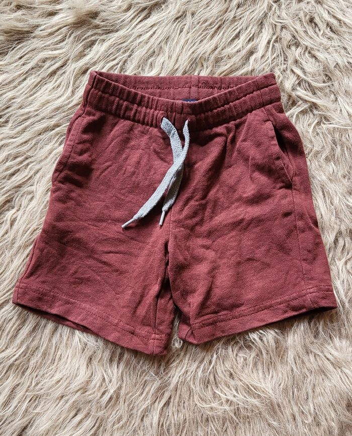 Short molleton bordeaux