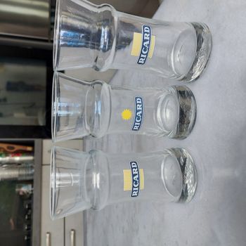 Verres Ricard collector Tulipe