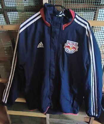 Veste de pluie à capuche adidas New York Red Bulls 2012-13 (Talle 1m80 / 48 / L)