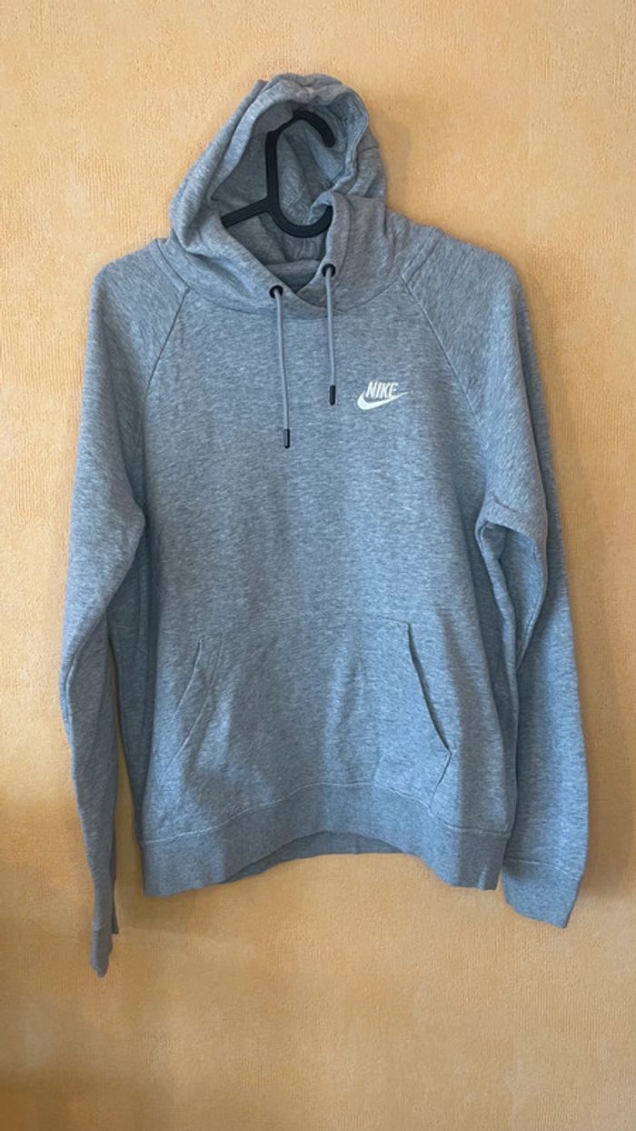 Hoodie pull à capuche Nike gris taille S