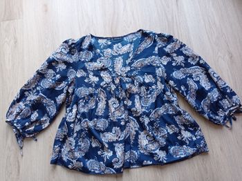 BLOUSE JEUVRE Bleue Marine.