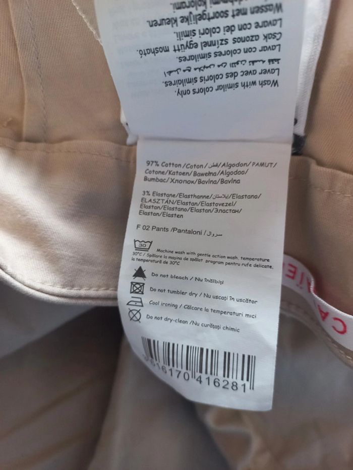 Pantalon chino crème neuf - photo numéro 5