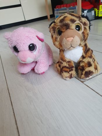 Peluche du parc des felins