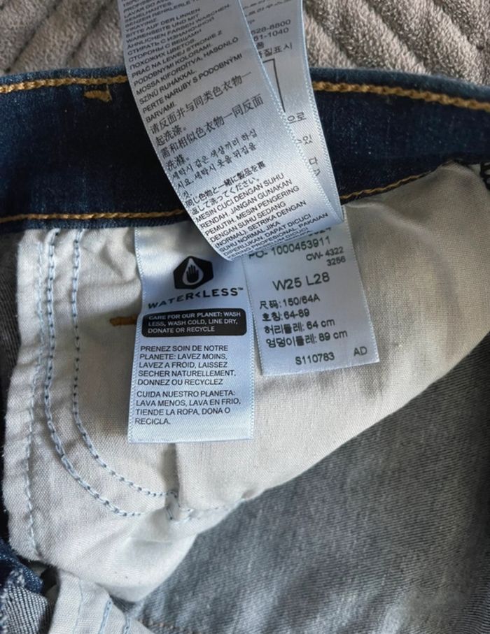 Jeans 720 high ride super skinny, taille 25, levi's - photo numéro 7
