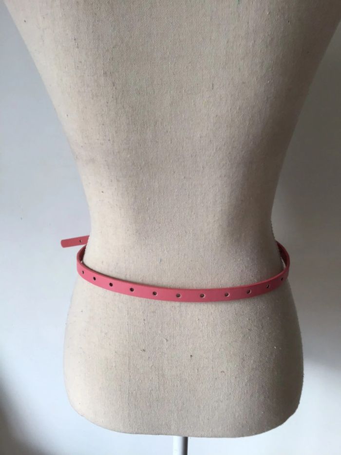 Jolie ceinture rose taille 85 marque Herlaine (0224) - photo numéro 3