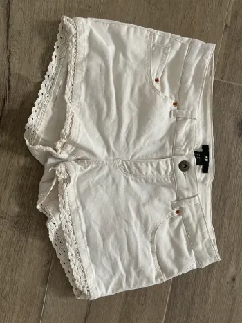 Short blanc h&m 34