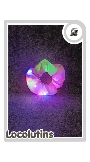 🚂 Élastique LED ▪ rose
