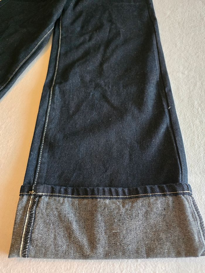 Jeans femme bleu foncé Boohoo - photo numéro 4