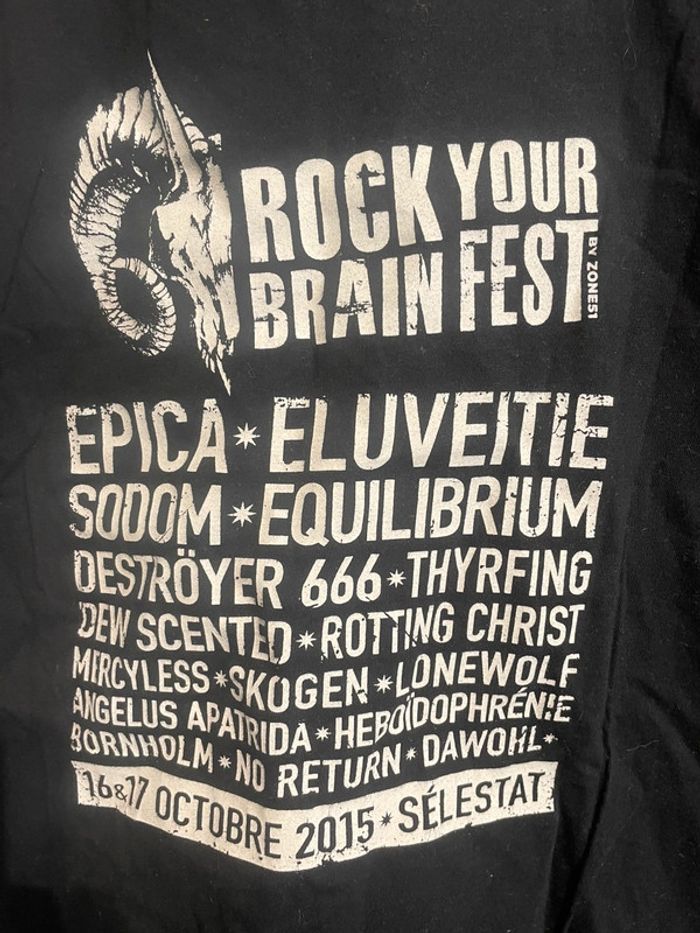 T-shirt festival métal Selestat 2015 - photo numéro 6