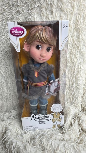 Poupée disney animator La reine des neiges Kristoff disneyland paris disney store Neuf 