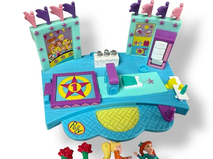 Polly Pocket Gymnastics Turnfest 1999 – 100% complet avec figurines et accessoires - photo numéro 5