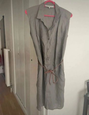Robe en lin et ceinture Gérard Darel