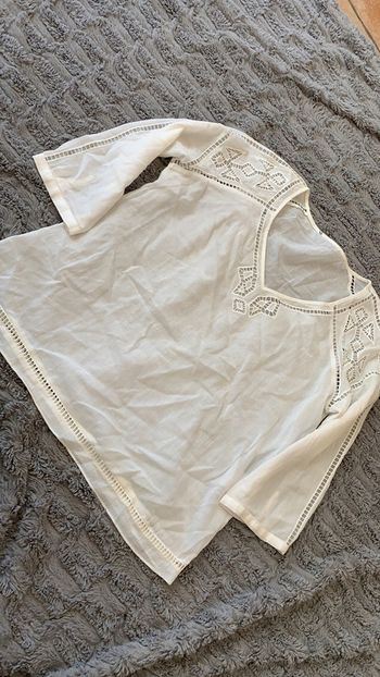 Blouse manches 3/4 taille M