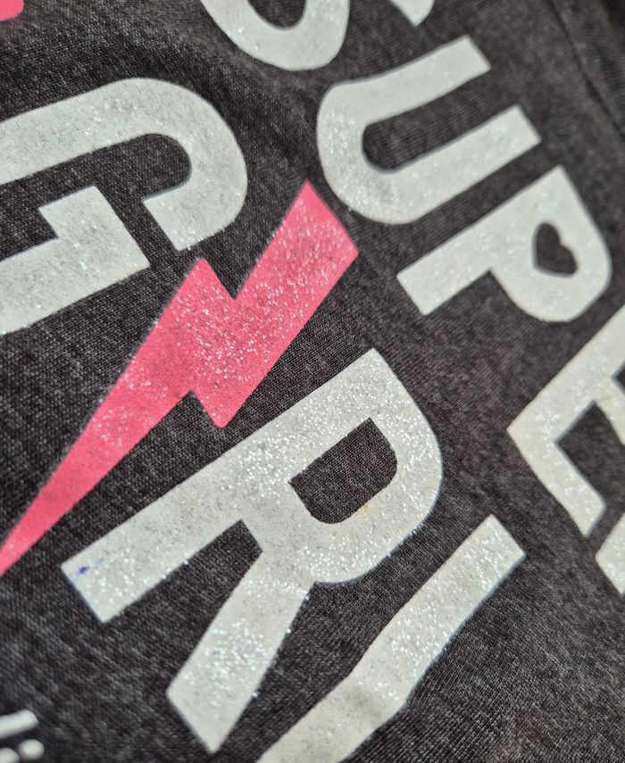 Tshirt manches longues fille complices gris imprimé taille 10ans - photo numéro 3