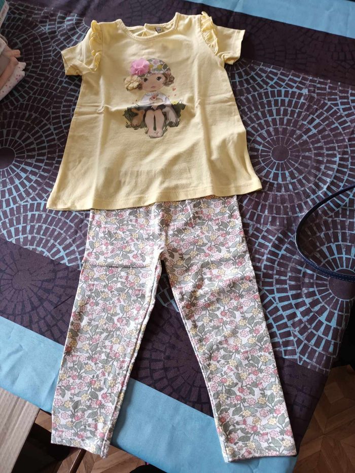 ensemble leggings fille 24 mois plus
