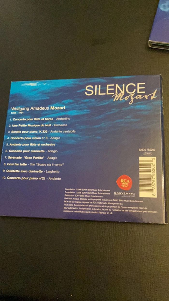 Lot 2 CD. Silence Mozart et Silence Bach. - photo numéro 3