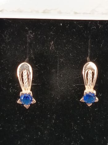 Boucles d'oreilles en argent.