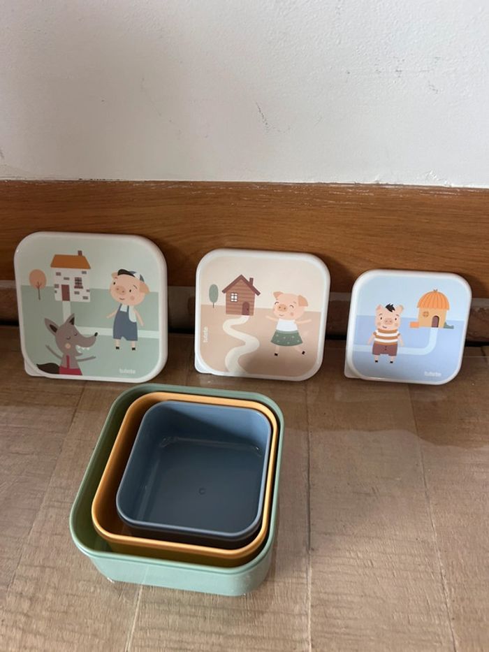 3 boîtes à déjeuner 3 petits cochons - photo numéro 3