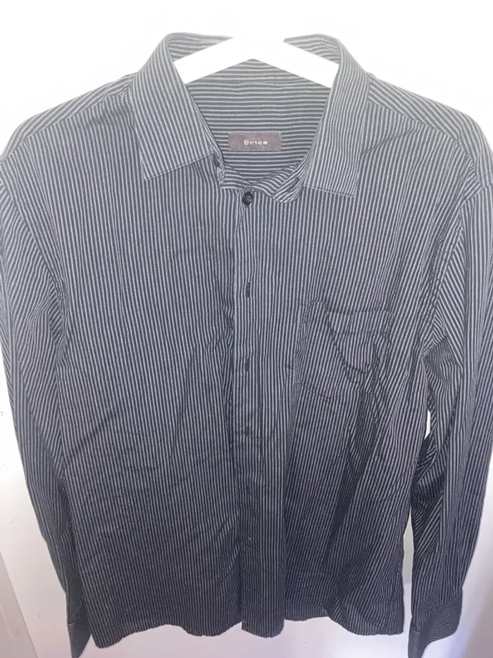 Chemise à rayure manches longues - photo numéro 2