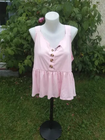 Débardeur Bella Diva taille 3XL - 100% coton - rose