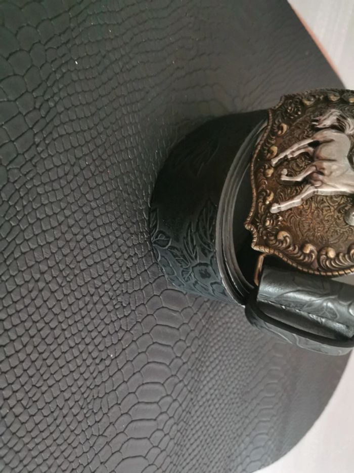 Ceinture de cowboy country cheval - photo numéro 3