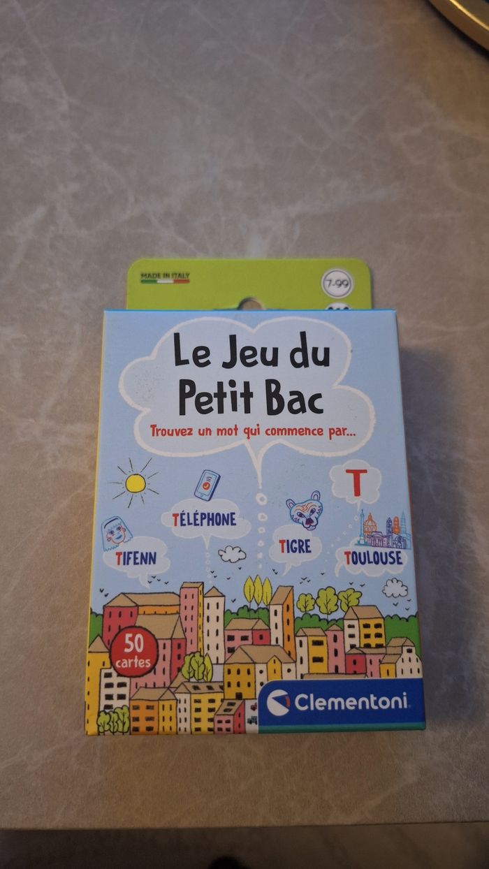 Jeu de cartes du Petit Bac