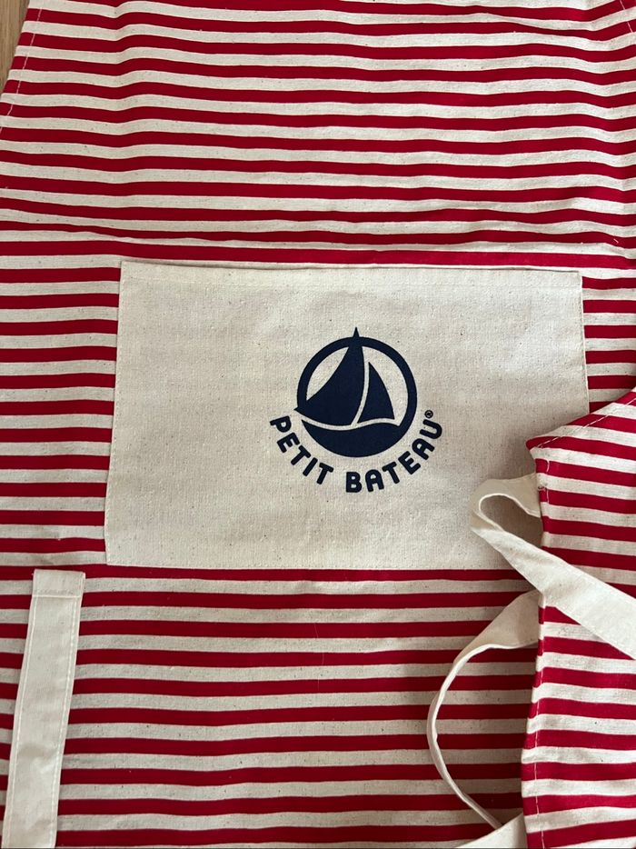Ensemble tabliers parents enfant petit bateau neuf - photo numéro 2