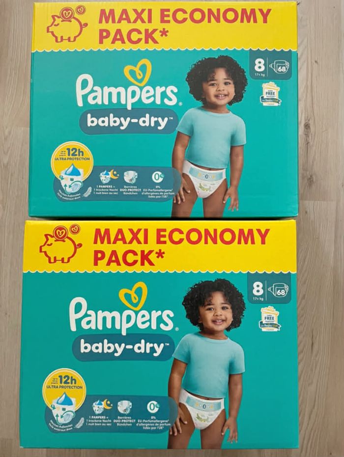 Pampers 8 2 cartons