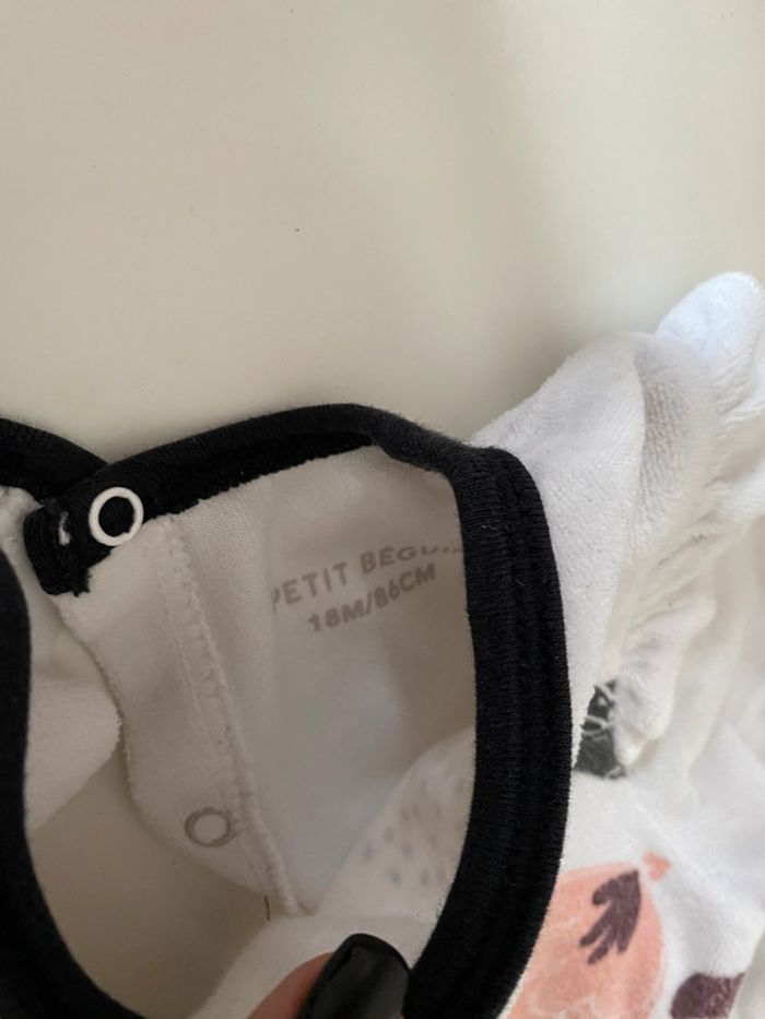 Lot de 7 pyjamas en velours 18 mois - photo numéro 9