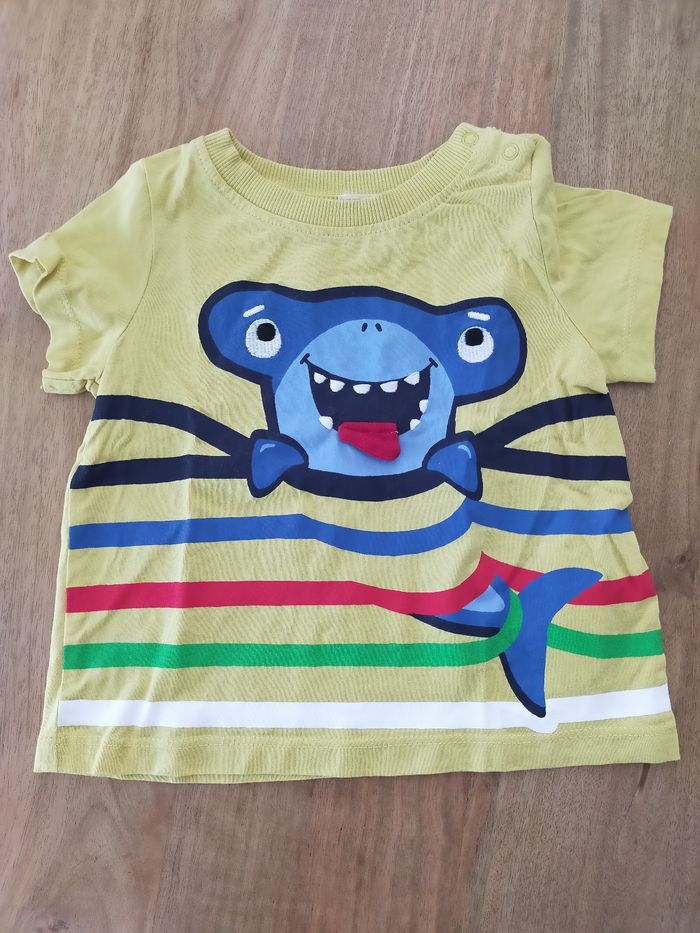 Lot de 3 t-shirts mer 18 mois - photo numéro 3