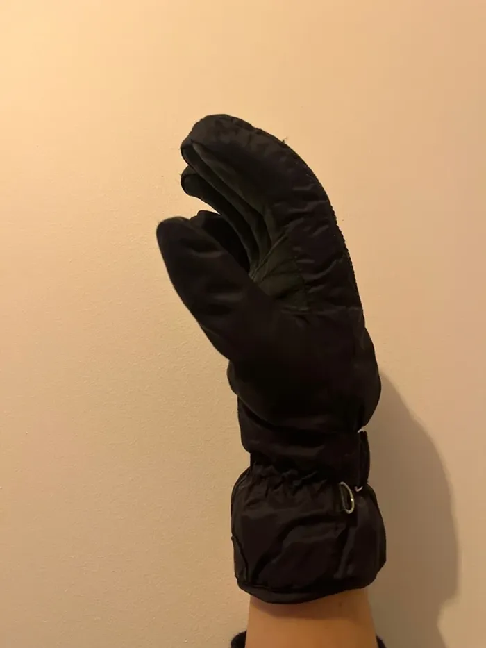Gants Ski Snow Cuir Noir T7 - photo numéro 10