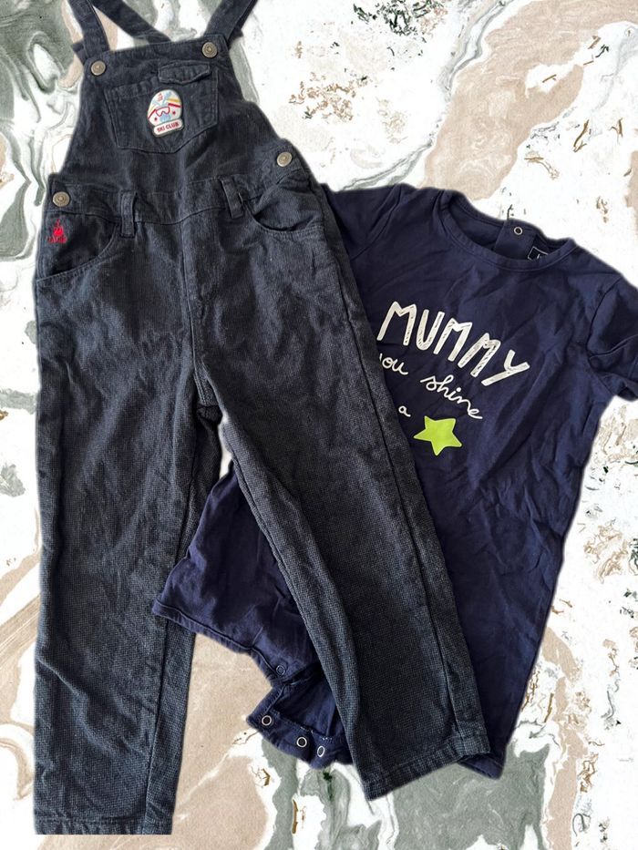 Salopette et combi short 3 ans lot - photo numéro 2