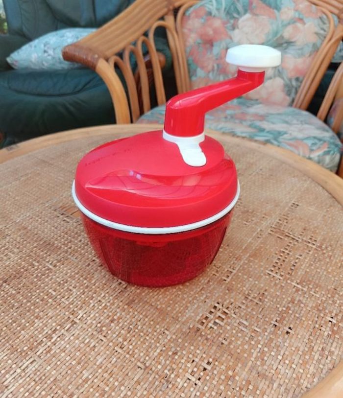 Quick chef Tupperware rouge et blanc - photo numéro 10