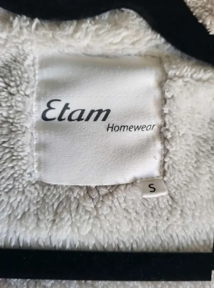 Gillet moelleux gris Etam taille S Femme - photo numéro 4