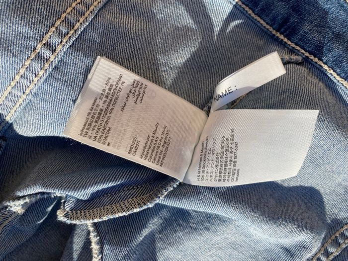 Veste en jean pour filles - photo numéro 4