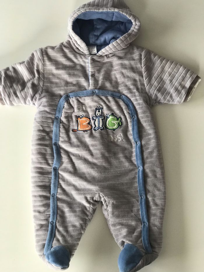 Combinaison grise Big Boss naissance