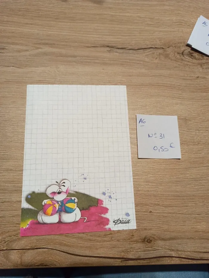 Feuille Diddl A6 31 0,50€