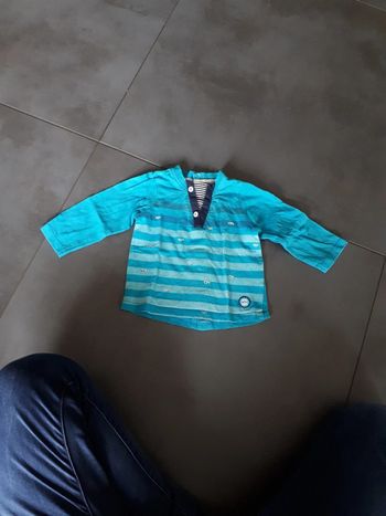 Tee-shirt terre de marins 9 mois